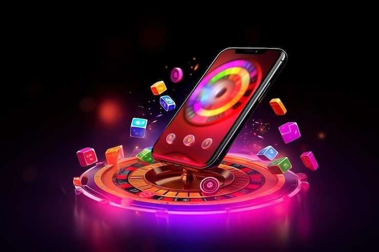 Antarmuka aplikasi mobile fix4d menampilkan menu taruhan olahraga dan permainan kasino langsung